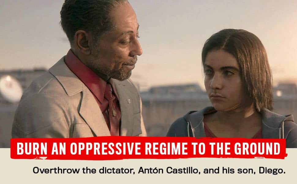 Overthrow the dictator, Anton Castillo and his son, Diego